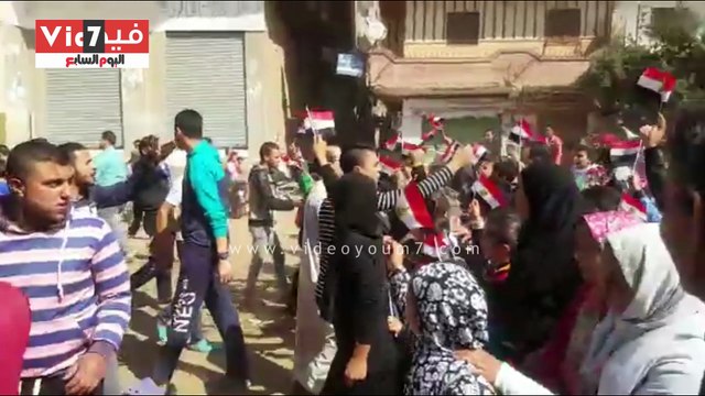 فيديو..مسيرة لأطفال تطالب بإطلاق اسم الشهيد أحمد الشاذلى على مدرسة بالشرقية