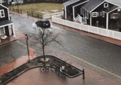 Flooding Inundates Nantucket Streets During High Tide
