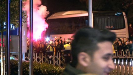 Galatasaray’a coşkulu karşılama