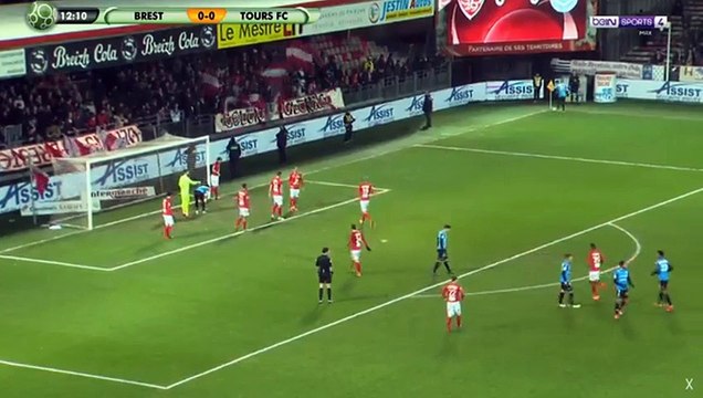 Florian Miguel Goal HD - Brest 0-1 Tours 02.03.2018
