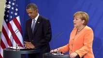 German Chancellor Angela Merkel - joint press conference with US President Barack Obama | Journal