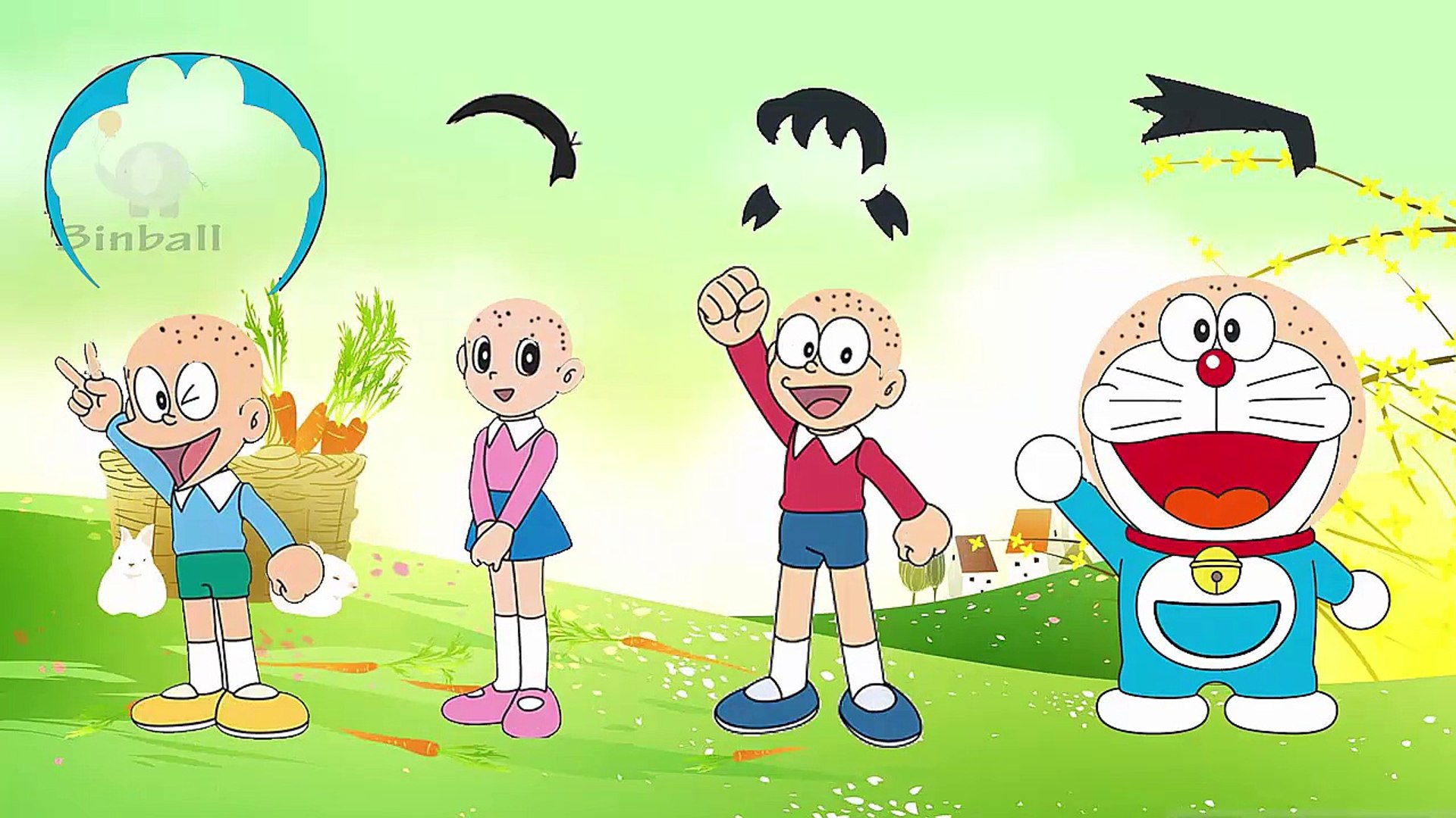 Wrong Hairs Of Doraemon ドラえもん Nobita Shizuka Suneo Finger Family Song  Nursery Rhymes - video Dailymotion