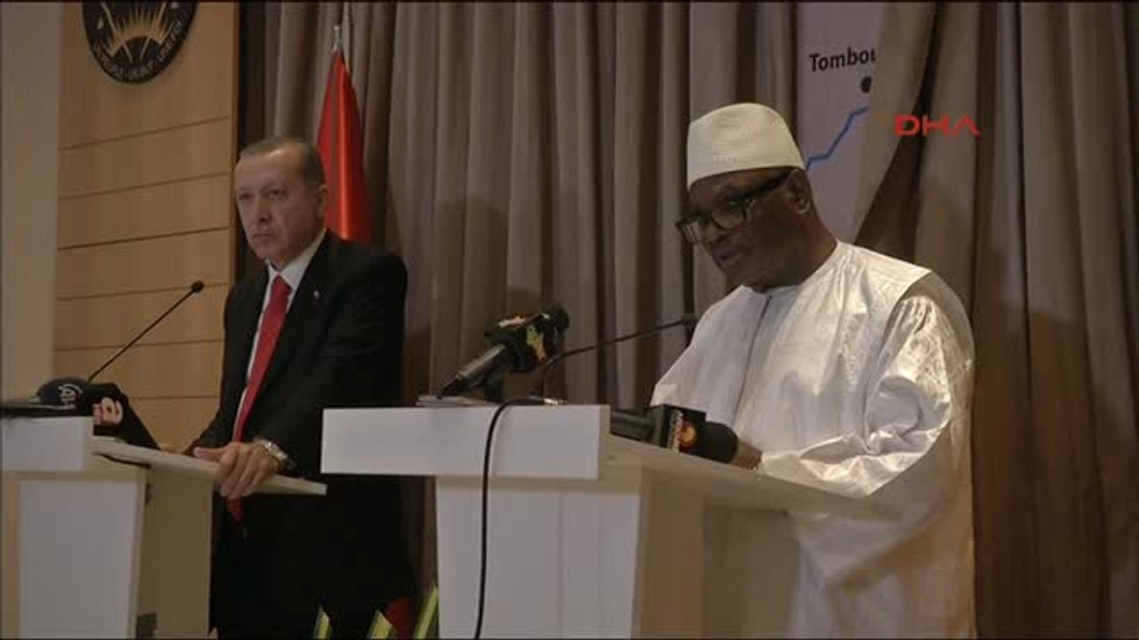 Cumhurbaşkanı Erdoğan Mali'de Konuştu