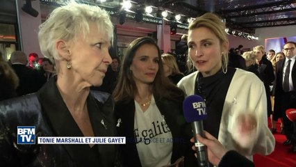 César 2018: "Soyons dans le concret", a déclaré Julie Gayet à l’initiative de la campagne #Maintenantonagit