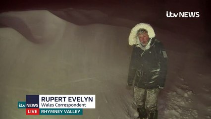 ITV News reporter braves Storm Emma