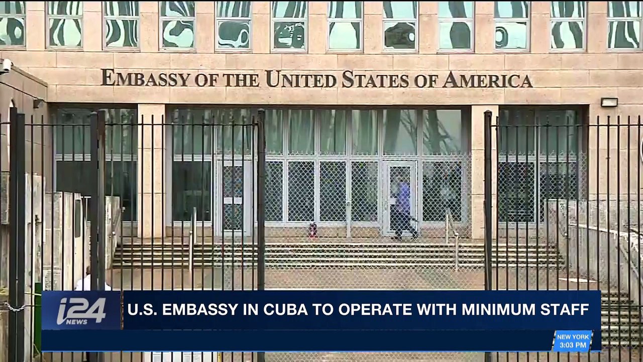 i24NEWS DESK | U.S. Embassy in Cuba to operate with minimum staff | Friday,  March 2nd 2018