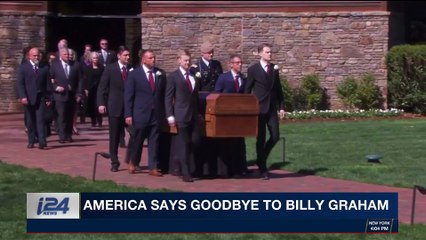 i24NEWS DESK | America says goodbye to Billy Graham | Friday, March 2nd 2018