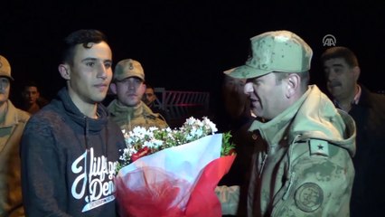 Afrin gazisi evine getirildi - KAHRAMANMARAŞ