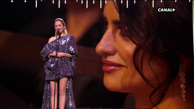 Penélope te quiero Marion Cotillard rend hommage à Penélope Cruz - César 2018