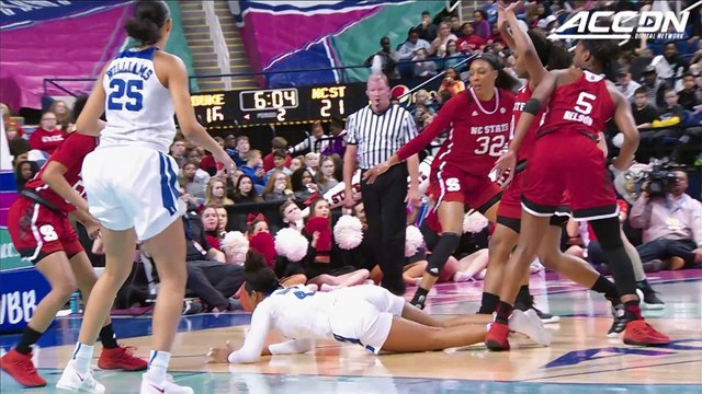 NC State vs. Duke ACC Women's Basketball Tournament Highlights (2018)