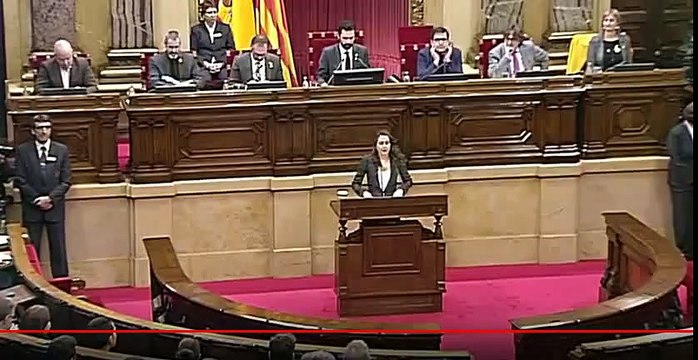 Inés Arrimadas repartiendo unos cuantos zascas a los independentistas