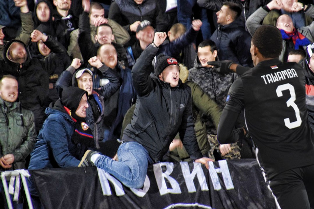 Tačka ključanjaaa ..goool na JNA | Partizan - Viktoria Plzeň 15.02.2018