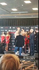 Badr Hari vs Hesdy Gerges staredown weigh in