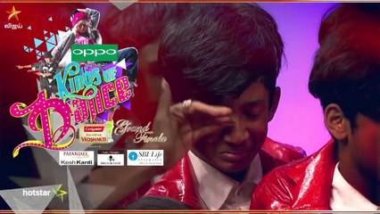 Vijay tv Kings of Dance season 2 Grand Finale Rahu பாதியில் நடனத்தை நிறுத்தியதற்கு காரணம்-25_02_2018