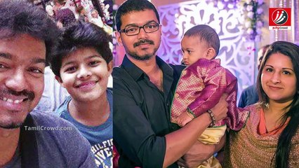 விஜய் ஸ்டைலில் அசத்தும் விஜய் மகள் புகைப்படங்கள்!