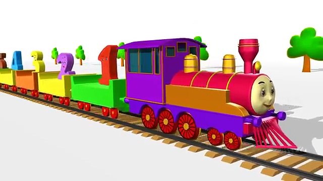 Learn Numbers for Kids 3D Animation Numbers Train Song for children