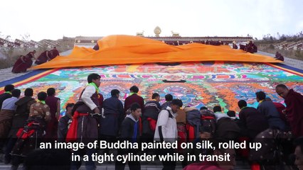 Tibetans greet new year with religious ritual