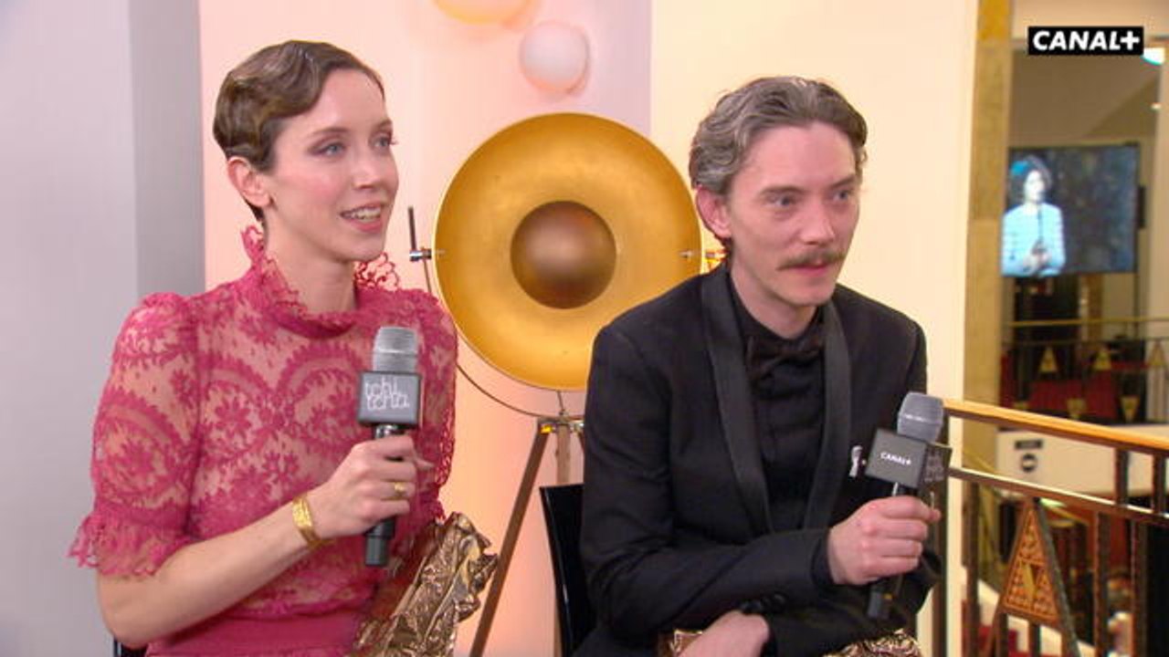 "Le personnage de Pascale a pris tout son sens parce qu'il s'est bien accouplé avec Swann" Sara Giraudeau et Swann Arlaud - César 2018