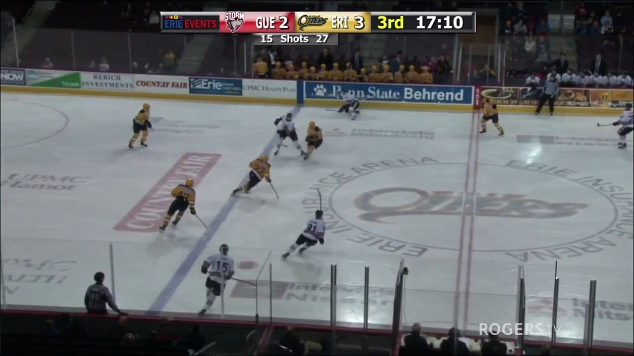 OHL Erie Otters Maksimovich Scores Beauty Wrister video Dailymotion