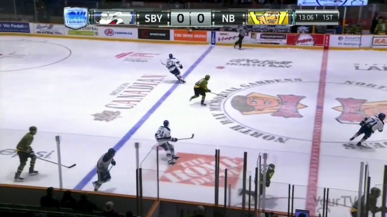 OHL Sudbury Wolves 2 at North Bay Battalion 3