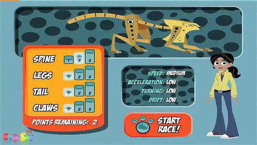 Cheetah wild kratts game