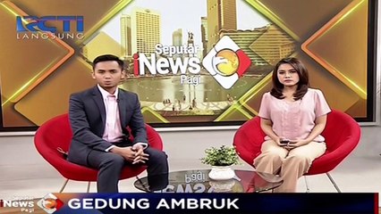 Viral Video Ambruk Sebuah Ruko di Jawa Timur