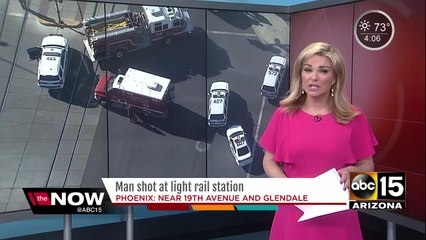 Man shot and killed at lightrail station in Phoenix