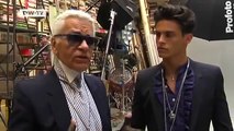 Karl Lagerfeld and his Muse | euromaxx