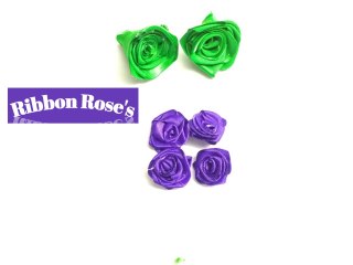 Easy Ribbon Roses