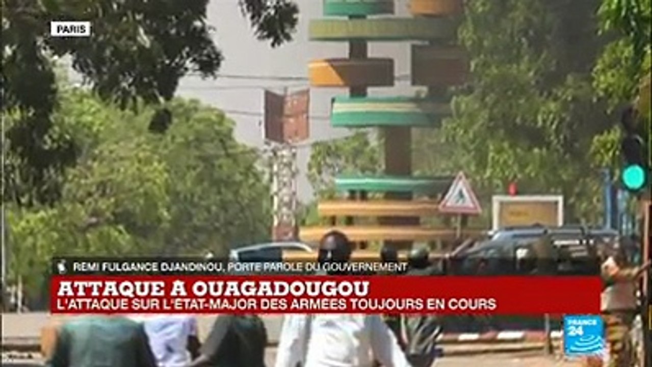 TTAQUE A #OUAGADOUGOU Écoutez l'intervention de Rémi Fulgance Djandinou, porte parole du gouvernement