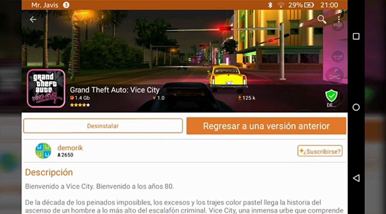 Tutorial: Descargar GTA Vice City Android gratis+solucionar error de descarga 2016 | JavisPlay