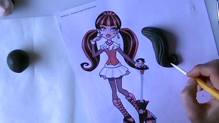 Draculaura cake topper Monster high