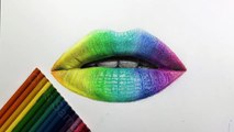 HOW I DRAW REALISTIC LIPS!!