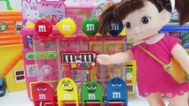 Baby Doll and M&M Candy Dispenser Poli car pororo toys play 콩순이와 M&M 초콜릿 자판기 아기인형 폴리 뽀로로 장난감 - 토이몽
