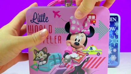 Disney Frozen Minnie Lunch Box Shopkins Chef Club Finding Dory Surprise Egg Trolls Marvel Tsum Tsum