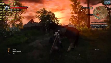 The Witcher 3 Wild Hunt - GTX 650 Ti - i3-3220 - 8GB Ram - 900p (HD)