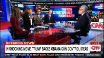 Panel Discuss In Shocking Move, Donald Trump Backs Obama Gun-Control Ideas. #DonaldTrump #Breaking  #BarackObama @rebeccagberg