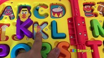 Learn ABCs With ELMO On the Go Letters Toy, Alphabet Playset PUZZLE, And Cookie Monster