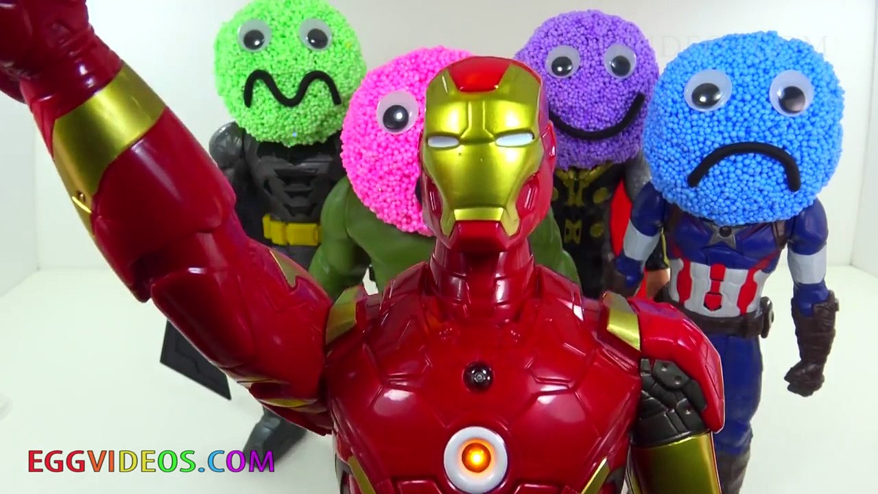 Learn Colors for Kids Finger Family Song Nursery Rhymes Superhero Xylophone Body Paint EggVideos.com