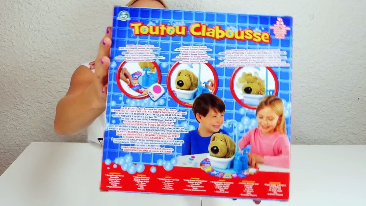 JEU - TOUTOU CLABOUSSE - Le chien qui éclabousse  !  - Jeu de société - SOGGY DOGGY CHALLENGE!