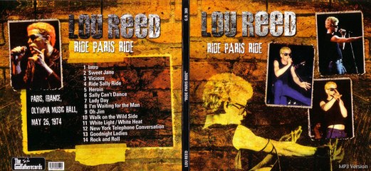 Lou Reed / Sweet Jane / live in Paris /1974