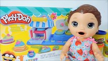 Baby Alive Minha Boneca Come Sobremesas de Massinha de Modelar Play Doh Play Dough Food Toys