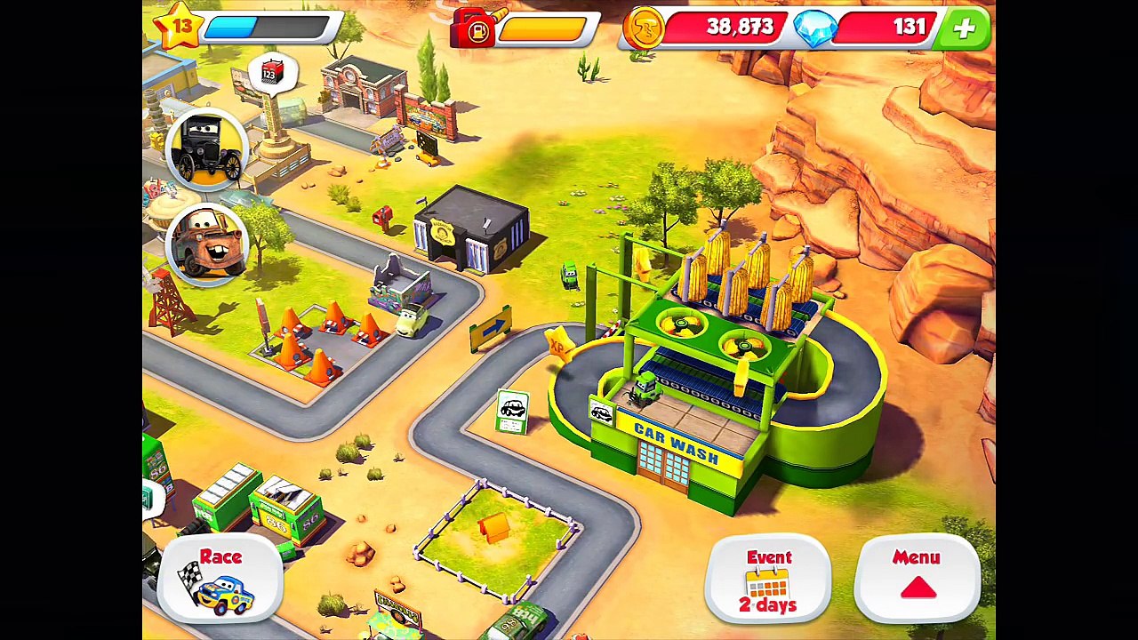 LIUGI at DINOCO & LIZZIE meets The CAR WASH - CARS: Fast as Lightning