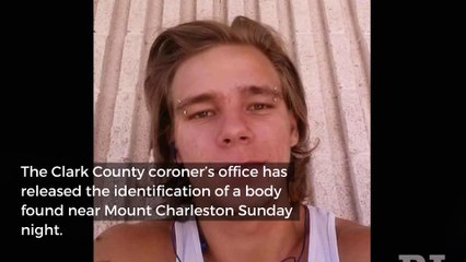 Coroner identifies body found near Mount Charleston