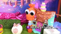 10 Play-Doh Surprise Toy Eggs in Secret Princess Hideout HobbyKids