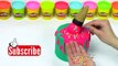 Ice Cream Play Doh Rainbow Learning Cake Learn Colors and Play Doh Videos Castle Toys