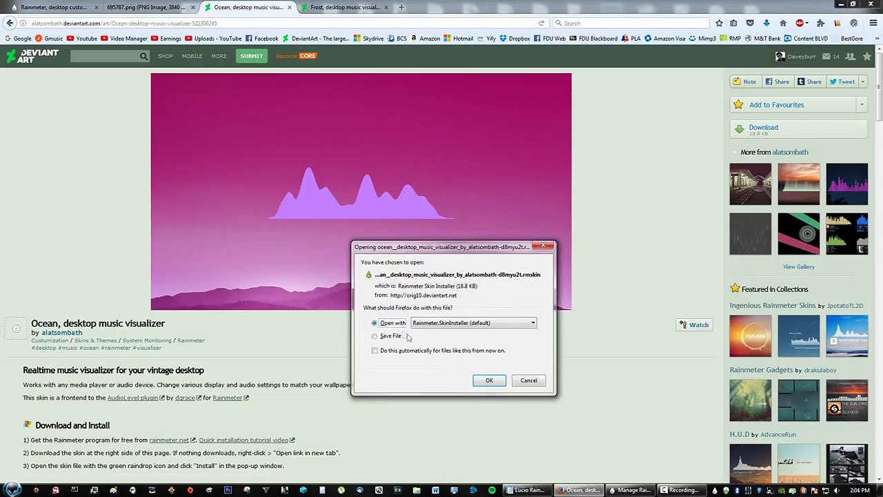 Overwatch Lucio Live Equalizer Music Rainmeter Skin Desktop
