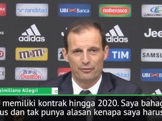 Télécharger la video: Hanya Sebuah Bencana Yang Akan Membuat Saya Tinggalkan Juve - Allegri