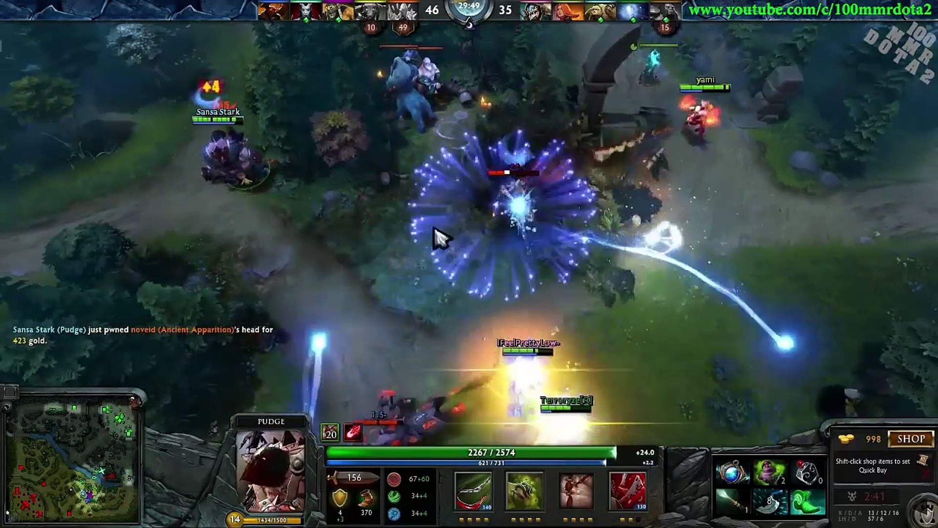 Dota 2 Dendi Pudge Pro Hooks 2016 Highlights Vídeo