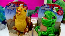 Feed Playdoh Meat to Electronic Jurassic World Baby Dinosaurs Tyrannosaurus REX - Cookieswirlc